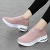 Oryginalne Damskie Siatki Oddychające Buty Student Casual Kobiety Białe Purpurowe Czarne Różowe Lekkie Poduszki Running Soft Socks