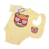 2 pzset pagliaccetti infantile neonato neonata designer di lusso costume tuta vestiti tuta bambini tuta per neonati outfit pagliaccetto3860048