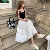 KOROBOV Dames Mini Rokken Koreaanse Boog A-lijn Rok Vintage Hoge Taille Elegante Witte Rokken Nieuwe Zomer Faldas Mujer 210430