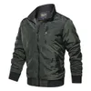 Veste militaire Hommes Printemps Automne Coton Pilote Veste Manteau Armée Bomber Vestes Cargo Flight Jacket Mâle JK19127 210518