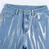 Harajuku Dżinsy Dżinsy Damskie Split Y2K Jeans Vintage Luźne Worki Dżinsy Wysokiej Talii Dżinsowe Spodnie Streetwear Szeroki Nogi Spodnie 210419