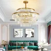 Chandeliers K9 Crystal Chandelier 6 Layer Luxury Home Pendant Lamp Indoor Lighting For Staircase Living Room Decoration