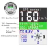 Novo 85mm À Prova D 'Água Ajustável Viagem Digital GPS Speedometer Tacômetro Odômetro Motor para motor Yacht Barco carro motor de popa + antena GPS