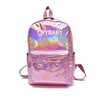 HBP Non- Solid color special price Pu laser backpack women's bag trend versatile travel college style middle school student sc PAA5