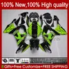 Korpus motocyklowy dla Kawasaki Ninja Neon Zielony ZX 10R ZX10 10 R 1000 CC ZX10R 08 09 10 Nadwozie 56NO.162 ZX1000 C 1000CC ZX-10R 2008 2009 2010 ZX1000C 2008-2010 Owalnia