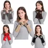 Gants sans doigts 2021 Ly femme hiver chaud tricoté longue torsion plus épais demi-doigt mitaines gratuit