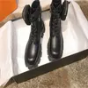 with box Women Designers Rois Boots Ankle Martin and Nylon Boot military inspired combat bouch attached to the bags luxurious Luxury ladies lady woman monolith prad