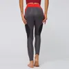 2021 Modesport Laufende Hosen Fitness Gym Gitgings Hohe Taille Workout Frauen Sexy Hohl Mesh Yoga Sportswear