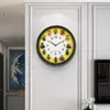 Wall Clocks 3D Building Blocks Large Clock Teen Room Decorations Modern Design 12Inch Mute Children Kids