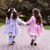 1-6Y Girls Princess Dress Kids Flower Lace Wedding Party Gown Tutu Dresses Baby Girls Formal Dress Spring Fall Children Clothes Q0716