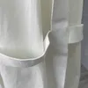 Orta Uzunlukta Yüksek Bel Ince Beyaz Şerit Dikişli Çok Yönlü A-Line Etek Kadınlar Için Bahar ve Yaz GX1077 210421