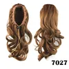 14 inches Drawstring Synthetic Ponytail Big Curly Ponytails Simulation Human Hair Extension Bundles 4 Colors SP099N