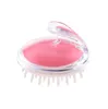 newMassage Brush Washing Hair Scalp Scrub Air Cushion Silicone Shampoo Combs Cleaning Bathroom Accessories Women Bath EWD6493