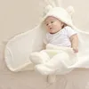0-12momth baby filtar nyfödda 5 färger söt bomull baby swaddle får vit sovande filt pojke flicka wrap swaddle 1840 z2