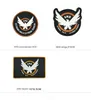 3D Wing Fly Badge Tactical Shd Soft Silicone Fabric Plåster Divisionen PVC Magic Patch Militär Hookloop Ryggsäck Hook and Loop Fäste Klistermärken