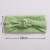 1pcs Waffle Cable Knit Knot Baby Headbands born Baby Nylon Elastic Hairbands Ribbed Headband Baby Hair Accessories 211023