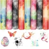 Window Stickers Colors Clouds Watercolor Tie Dye HTV Iron On Tshirt Heat Transfer Make Sign Pattern Cricut Film For Garment Bag Hat DIYWindo