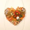 Decorative Objects & Figurines Heart Shape Door Pendant Decorations Pumpkin Sunflower Hanging Decor For Halloween Wholesale