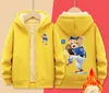 Meninos mais hoodies de lã crianças outono e inverno urso com capuz acolchoado jaqueta infantil gc696