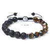 Faceted Natural Stone Tree of Life Bracelet Braid Adjustable Tiger Eye Agate Crystal Yoga Bracelets Bangle Cuff for Women Men Fashion Jewelry Will and Sandy