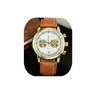 Dwa oczy Sub Wybór Menów Pełne funkcjonalne zegarki kwarcowe skórzane szafirowe wodoodporne kalendarz luksusowy moda klasyczna wodoodporna 238s