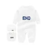 Modemärke Baby Boys Girls Rompers Toddler Cotton Long Sleeve Onepiece Jumpsuits Infant Onesies ROMPERBIBHAT 3PCS SETS KIDS 8007260