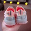 New children's shoes kids boys and girls butterfly glow sports running shoes children's shoes breathable kids LED sneakers G1025