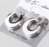 Boucles d'oreilles de cerceau de mode cercle pour femmes européen américain cuivre pur exagéré exagéré boucles d'oreille brillantes et boîte de nuit de nuit bijoux sexy4574360