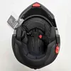 Casco Rcycle Full Face Face Casmet Motorbike Doppio Flip Up Con Caschi Inner Sun Visor Helmets Jiekai 105