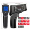 Kaeu Digital Infrared Thermometer -50~1600 uring Range,Non-Contact, Safety,Cooking,Industrial Electronic Thermometer Gun 210719