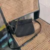 Designer-Geldbörse für Damen, Umhängetaschen, Luxus-Umhängetasche aus Verbundstoff, Handtasche, geprägte schwarze Tasche, Schultertasche, Clutch, Umschlagriemen, dicky0750, Kettentasche