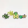 10pcs/ lot costume jewellery bag jean hat accessories metal enamel Cicada grasshoppe Mantis badge button pin