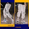 Hip Hop Streetwear Heren Harem Lading Broek Koreaanse Jogger Sweatpants Zwart Wit Enkell Lengte Broek Techwear Heren