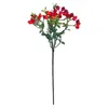 Couronnes de fleurs décoratives Faux Noël Artificielle Berry Holly Bean Branche Colorée Pour Festival Arbre Décorations Pour La Maison Arrangemen De Fleurs