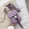 Kvinnors nyckelringar Väskor Mobiltelefon Crossbar Mini Long Chain Axelband Messenger Bag Drawstring Classic Handväska Barrel Waist Key Ring