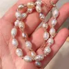 S2210 mody biżuterii Bransoletka Bransoletka Vintage Barokowe Łagodne naturalne perły Bracelarie z koralikami