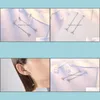 Other Earrings Jewelry Wholesale Sterling Sier Butterfly 925 Dangle For Women Box Drop Delivery 2021 U2Lhb