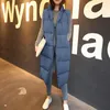 Kamizelki damskie damskie 2022 Zima długa bawełniana kurtka kamizelka Koreańska wersja gruba rozmiar luźne kobiety