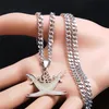 Colliers pendants Rétro arabe Imam Ali Sword Muslim Islam Couteau en acier inoxydable Collier Femmes Silver Color Bijoux N4517S05655210