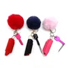 Fashion Keychain Set 7 Colors Woman Self-defense Keychain Knife Mini Folding Knife with Keyring Ball Multifunctional Keychain Knives Outdoor Emergency Tool