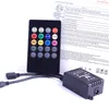10 pcs 20 keys de música IR controlador preto sensor de som remoto para RGB LED tira de alta qualidade navio livre