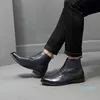 Fashion-Mens Luxurys Zapato Botas de nieve Protector Resistente al desgaste Hombre Cálido y cómodo Bota para caminar de invierno