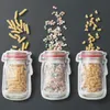 Reusable Food Storage Zipper Bags Mason Jar Shape Snacks Airtight Leak-proof bag Kitchen Organizer RH1352