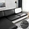 Fodera per cuscino del sedile del divano in pelle PU Fodera protettiva antisporco impermeabile ad angolo a forma di L 211116