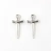 500Pcs Alloy Cross Sword Charms Pendants For Jewelry Making Bracelet Necklace DIY Accessories 9.5X20.5mm A-247