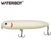 Waterboy Doggy Walk crayon leurre de pêche 11 cm 21g longue coulée Popper éclaboussures d'eau flottante action réaliste appât dur 26622399589