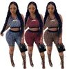 En gros D'été Femmes Survêtements Sans Manches Débardeur Shorts Tenues 2 Pièce Ensemble Femmes Vêtements Casual Sportswear Sport Costume Vente klw6445