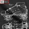 남성 T 셔츠 롤러 스케이트 티셔츠 특허 스케이팅 스케이트 보드 스케이트 더비 탑스 티즈 100 % 코튼 인쇄 210420