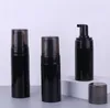 Botellas de bomba de espuma de plástico negro 100ml 120ml 150ml 200ml Sin BPA con cubierta transparente-negra para espuma de jabón SN3046