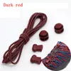 100cm Sneaker Elastic No Tie Shoe Laces Stretching Lock Lazy Lace Quick Rubber Round Shoelace Shoestrings 17 Colors